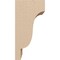 Ekena Millwork 5"W x 5"D x 10"H Wide Newport Rough Cedar Woodgrain TimberThane Corbel, Primed Tan CORUR05X05X10NEWRCPR - alternate 6